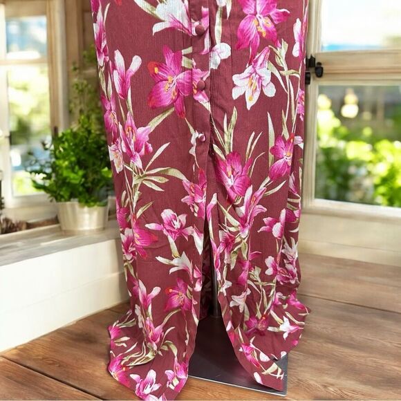 NEW FAHERTY Button Down Maxi Dress in Dreamer Floral Size S - Picture 13 of 15
